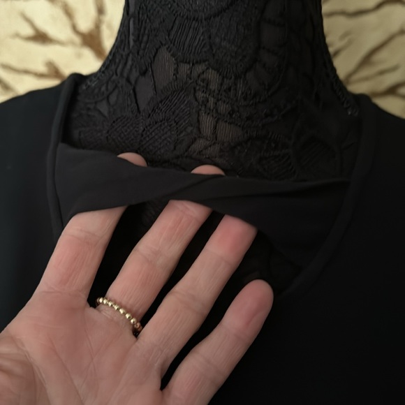 Soft 3/4 Sleeve Top with twist across chest.  Made in Peru. - Picture 2 of 4